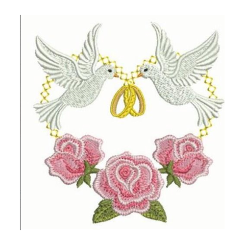 Doves & roses